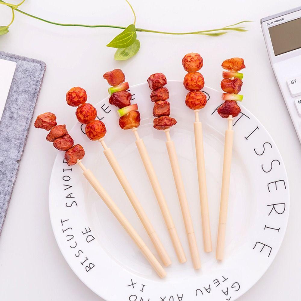 Barbecue Color Fountain Pen Plastic Writing Tools New Neutral Pen