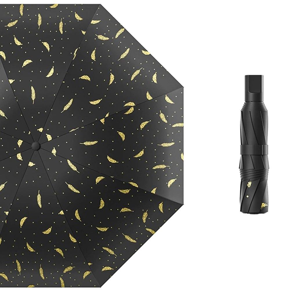 Portable Manual Pocket Rain Umbrella UV Protection UPF50+ Travel Umbrella Mini Folding Sun Umbrella Summer