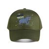 Funny Hippo Anatomy Cartoon Diagram Baseball Cap Fashion Outdoor Sports Sunhat Unisex Snapback Cap Womens