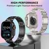 Cinturini Metallici di Lusso per Business Cinturino in Titanio Premium per Apple Watch Ultra 3 2 49mm Braccialetto Cinturino per Serie 11 10 9 8 7 e SE