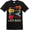 Guitar Men T Shirt Guitars Rock Metal Punk Fatherday Christmas Birthday Gift