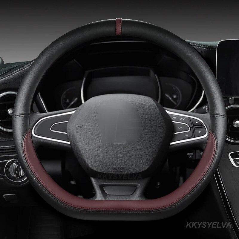 Car Steering Wheel Cover For Scenic Clio Laguna 2 3 4 5 Kangoo Fluence Megane Trafic Talisman Twingo Kaptur Accessories