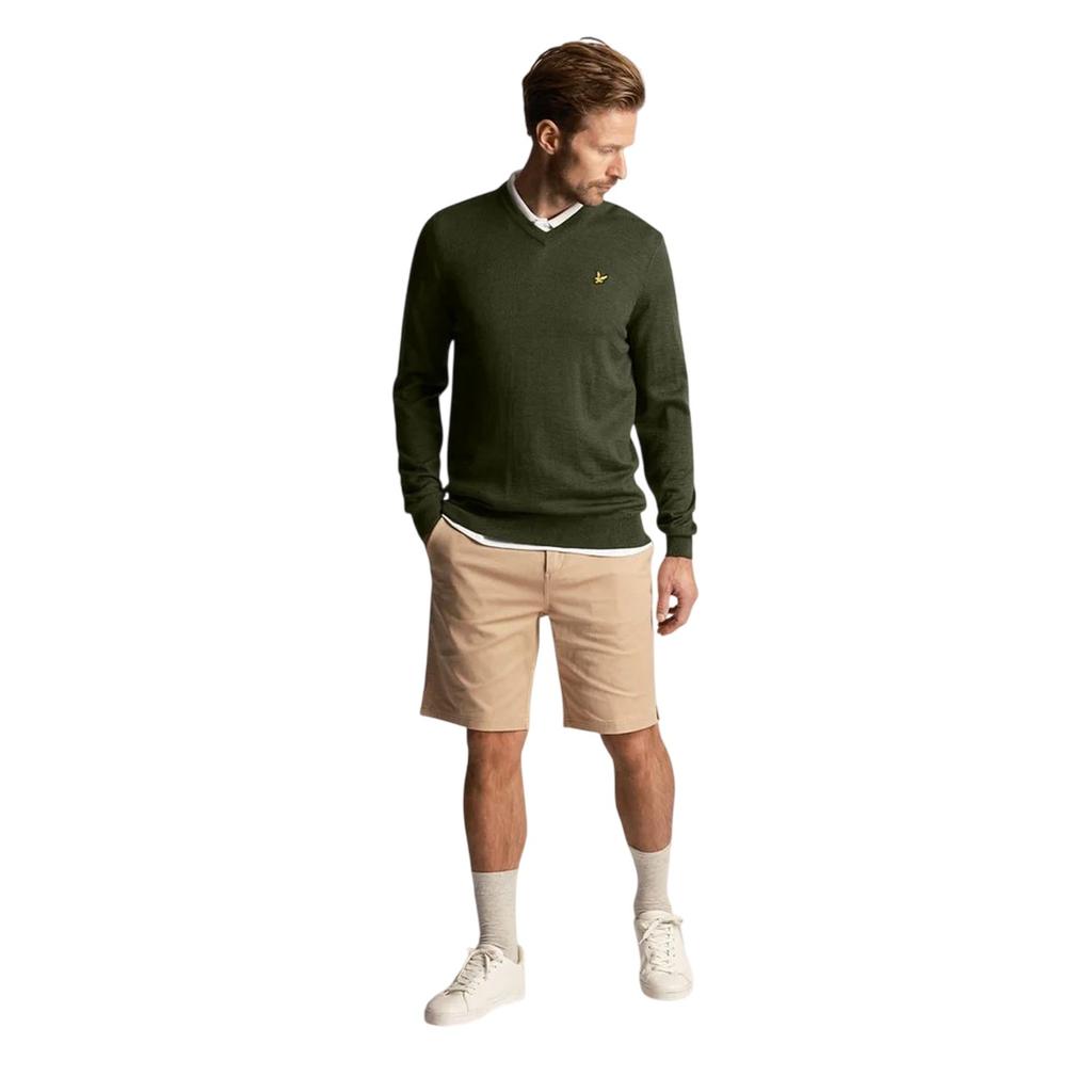 Lyle & Scott Mens V Neck Regular Golf Jumper