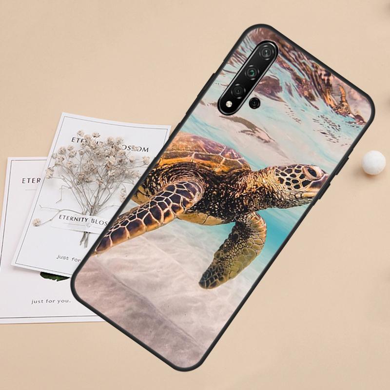 

warming green turtles For Huawei Nova 8i 7i 11i 12i 12s 9 10 SE Y60 Y61 Y70 Y72 Y73 Y90 Y91 P20 P40 P30 Lite Case Huawei Nova Y60