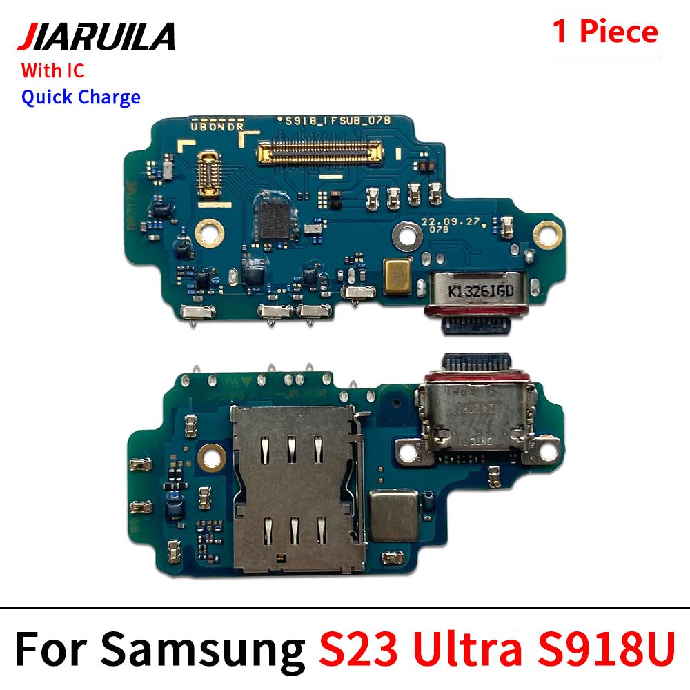 Connettore Dock Caricabatterie USB Porta di Ricarica Cavo Flessibile Microfono Per Samsung S22 S23 S24 Plus Ultra S21 Fe 5G S901B S906B S908B
