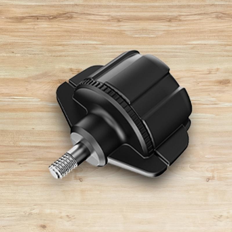 17mm Ball Joint Converter with 1/4Inch Thread Swivel Connector for Connecting Different Brackets & Holders Durable