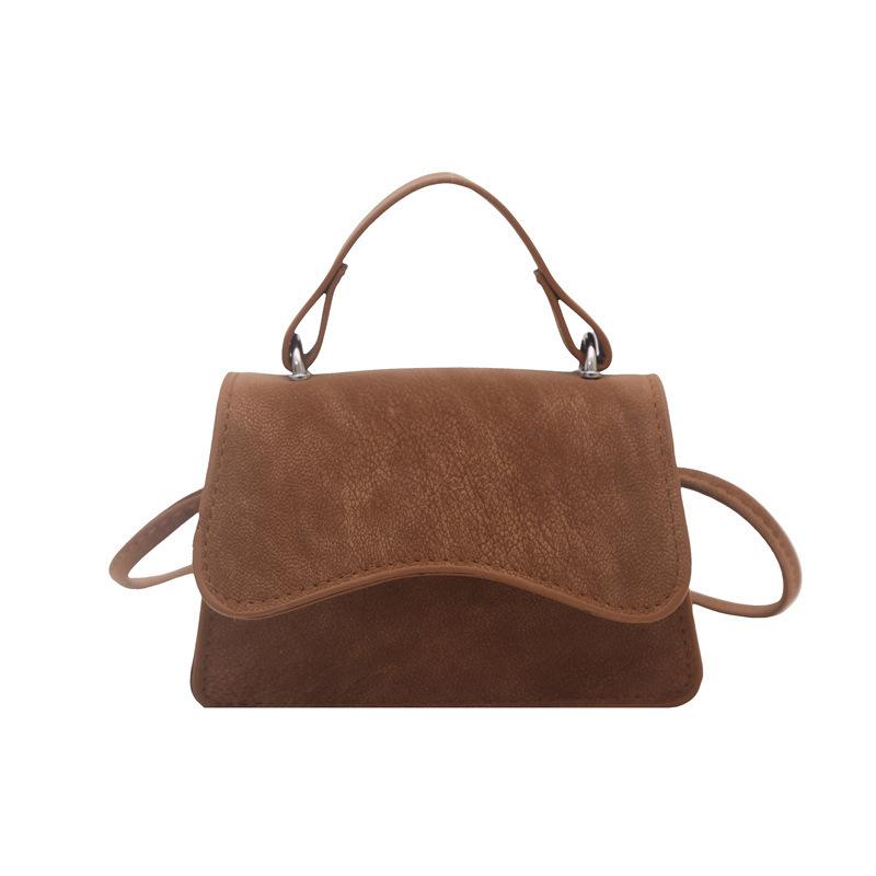 Hand-held Single-shoulder Crossbody Large-capacity Casual Fashionable Texture Small Square Bag