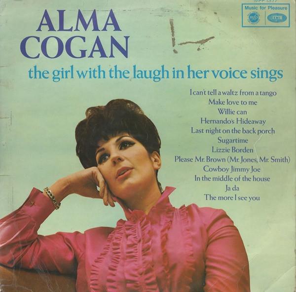 

LP Record ALMA COGAN - The Girl With The Laugh In Her Voic MFP1377 Music For Pleas 1970 UK Pop Used