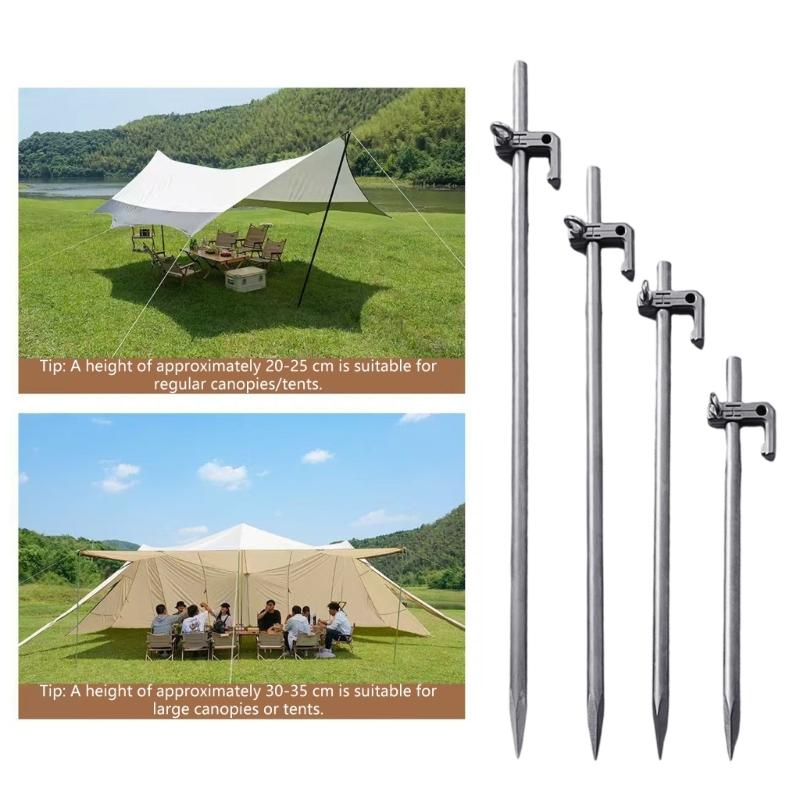 Pack of 2 Tent Stakes Design for Camping Hiking