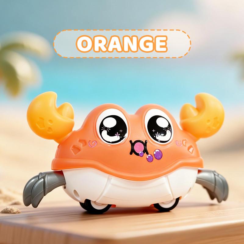 Kinder Spaß Doppelte Rückstellkraft Links und Rechts Schütteln Simulation Krabbe Spielzeug Baby Laufen Blasen Simulation Krabbe Krabbe Krabbeln