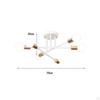 Chandelier Geometric Pendant Lighting 6 Lights Art Mid Century Ceiling Lamp Nordic