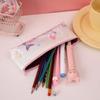 1 Piece Cute Mermaid Pearl Pen Pencil Bag Stationary Receive Tools Makeup Pouch Cosmetics Case