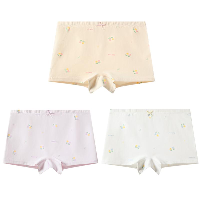 Fenteng Girls' 3-Pack Flat Pants