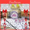 Puppy Dog Paws Party Supplies Tableware Plates Cups Tablecloth Banner Birthday