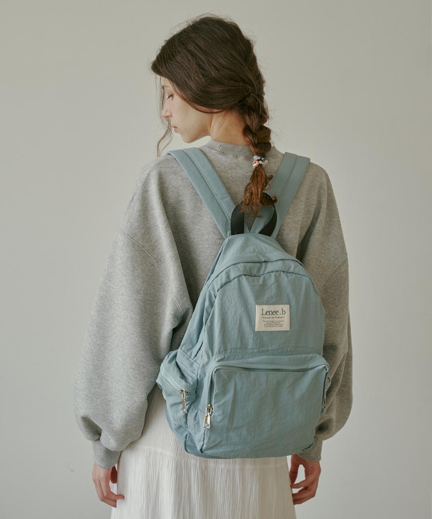 Leneeb Feather Backpack Sky Blue