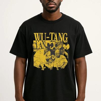 Vintage Wu-Tang Clan Crew T-Shirt, Retro Wu Tang Clan Rapper T-Shirt für Fans