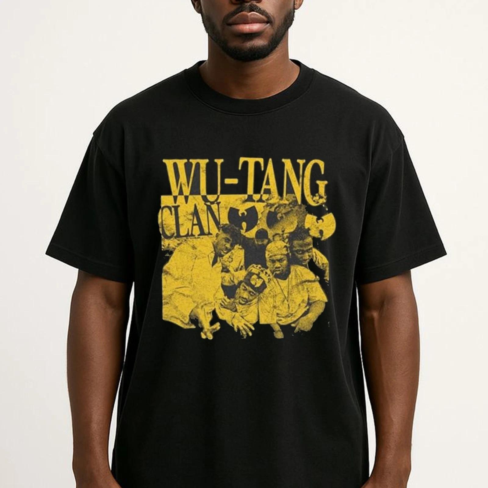 Vintage Wu-Tang Clan Crew Tee, Retro Wu Tang Clan Rappers T-shirt for Fans 2XL