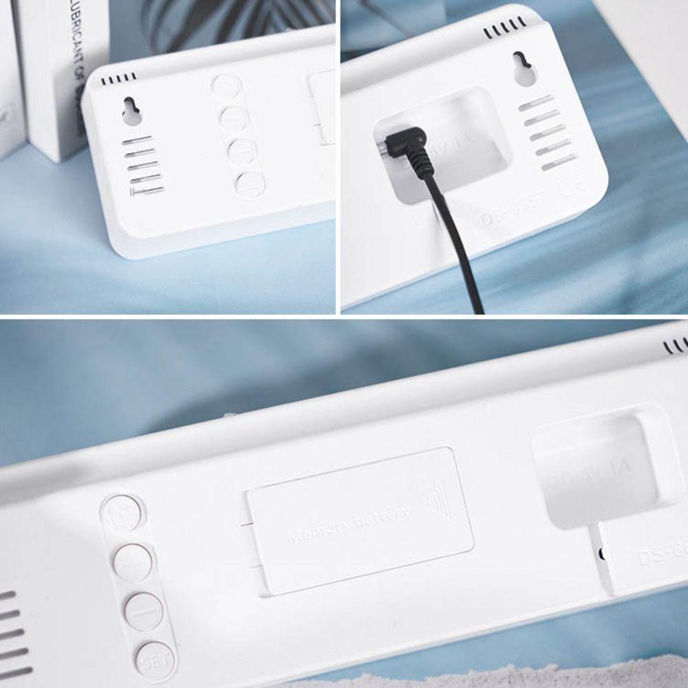 Multi-functional Digital LED Clocks Wall-mounted Display Table Clock  for Bedroom