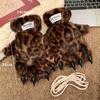 Winter Warm Furry Gloves Spicy Girl Leopard Print Tiger Claw Gloves Thickened Cosplay Cool Props Five Finger Gloves Women Gift