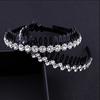 Wave Rhinestones with Gear Female Hairbands Korean Style Headwear Flower Hair Hoop Pearl Headband