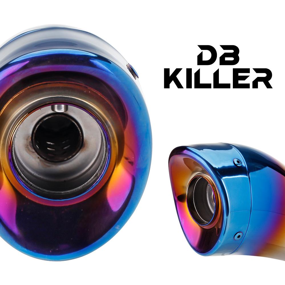 51mm Modified Motorcycle Exhaust Muffler For MT07 S1000RR Z650 R1 R3 R6 CBR300 R7 Z400 CBR650