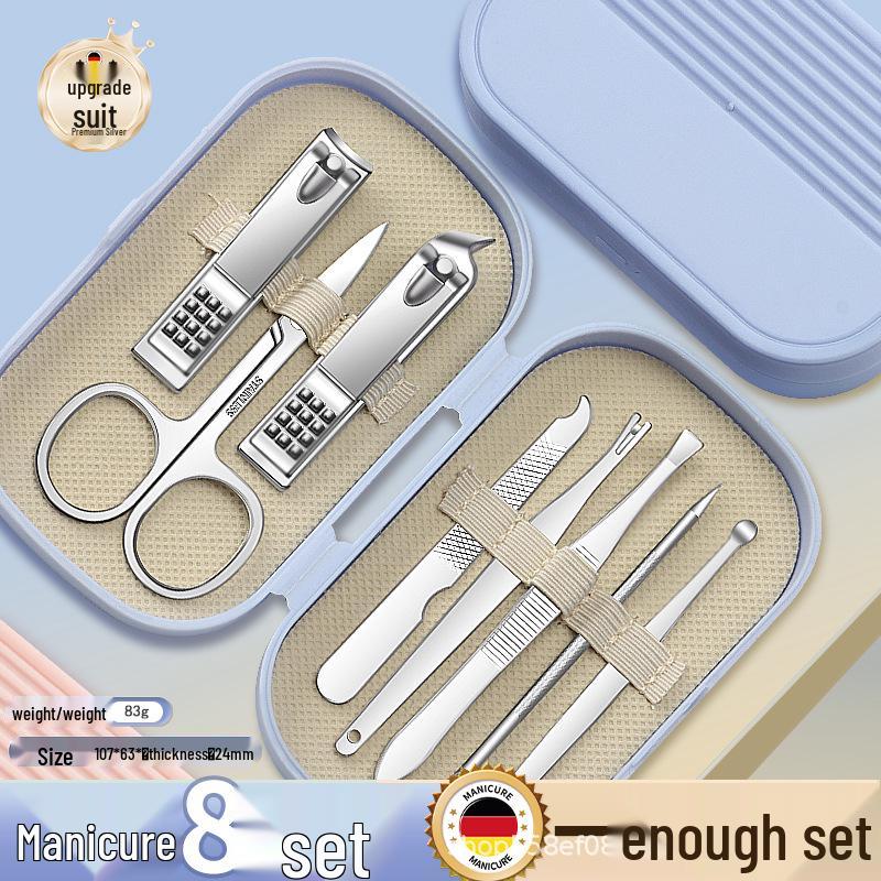 Spot Stainless Steel Nail Clipper & Manicure Set (8-14 Pieces)