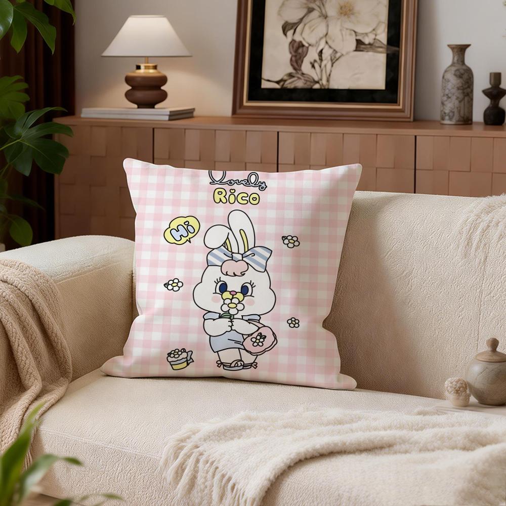

Cute MOMOREI Cushion Cover Cushion Cover Set 4Pcs 50x50 45x45 40x40 Pillowcase Decorative Sofa Home Decor 30X30cm