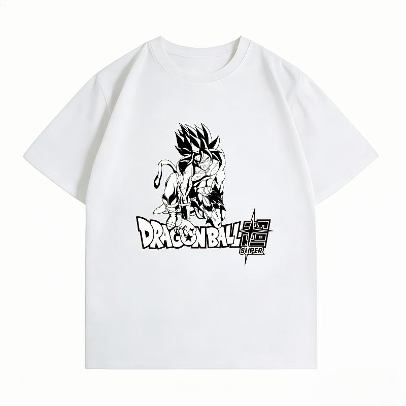 Dragon Ball Super Goku Super Saiyan 4 Print T-Shirt Casual Short Sleeve Cotton Anime Streetwear Unisex's T-Shirt