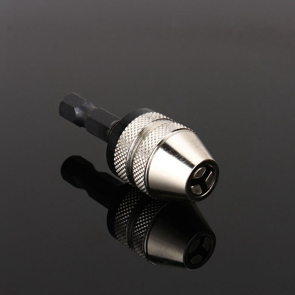 1/4" 0,3~3,6mm Schlüsselloser Bohrfutter-Adapter Konverter Industriewerkzeuge Bohrfutter Schlüsselloser Bohrfutter