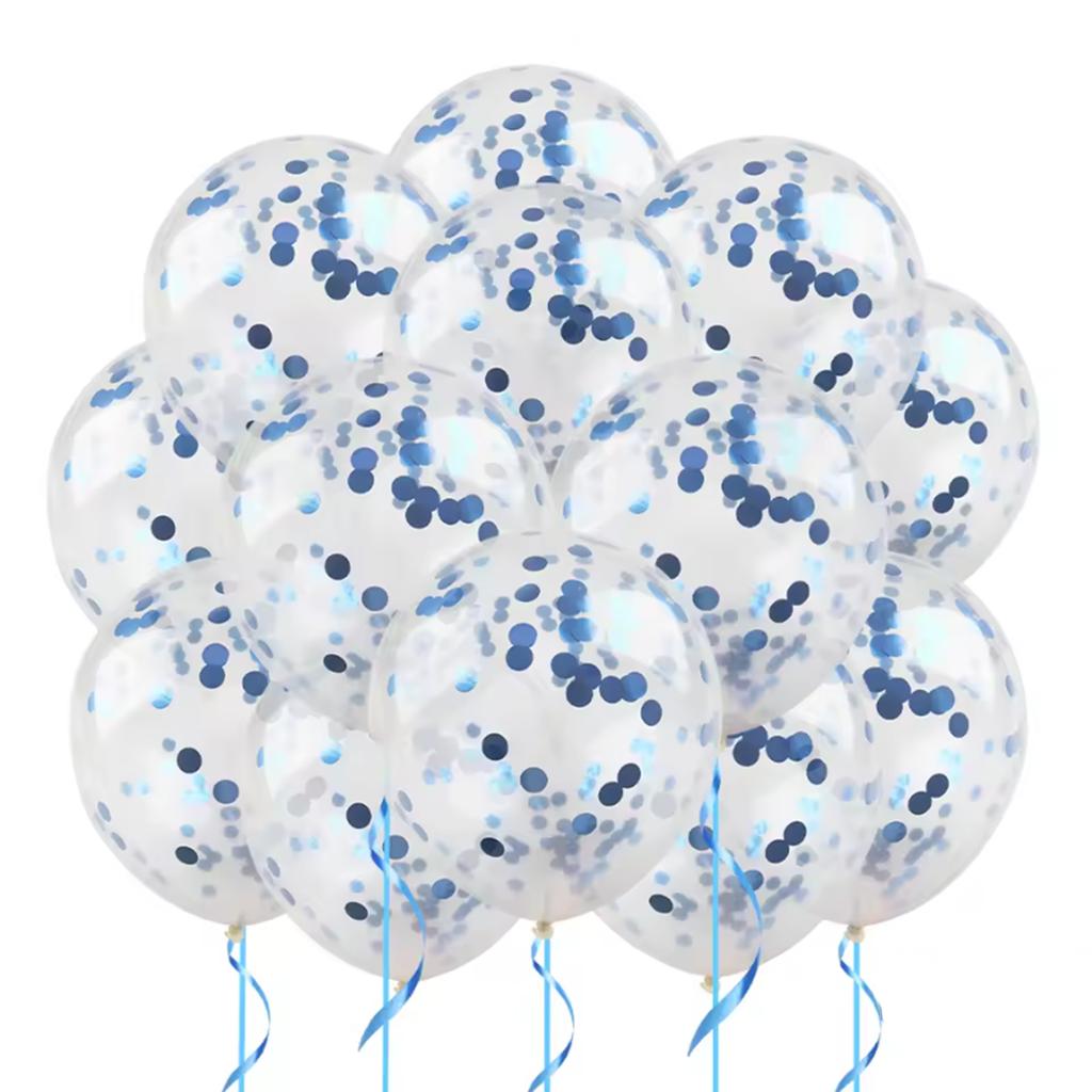 20pcs 12inch Confetti Metallic Metal Balloons Gold Blue Pink Latex Ballon Wedding Birthday Party Decoration Baby Shower Globos