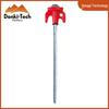 Fluorescent Spiral Tent Stake - Hexagonal Awning Anchor for Camping