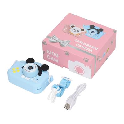 Appareil Photo Enfant Multifonction Bleu Mini Enfants Mignon Dessin Animé HD Appareil Photo Numérique Enregistreur Vidéo avec