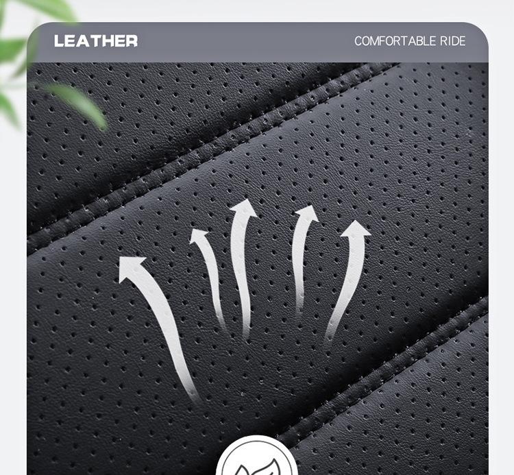 All-Season Leather & Ice Silk Car Seat Cushions for Golf Corolla RAV4 Romeo