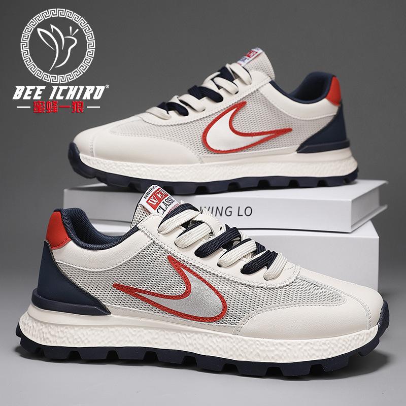 Hollow men's shoes summer light breathable casual sports shoes versatile mesh running tide shoes