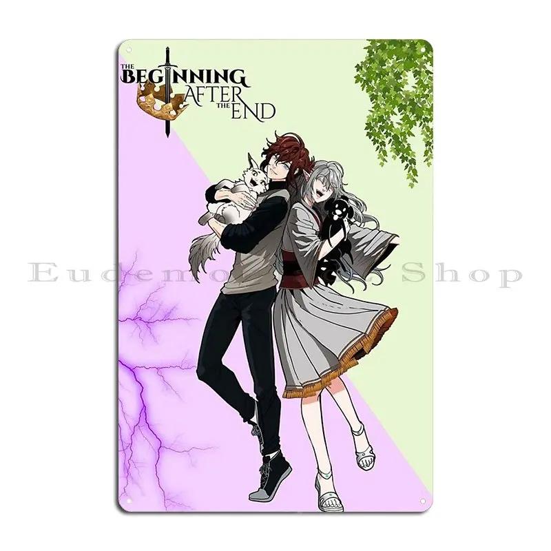 

The Beginning After The End Arthur Leywin Metal Plaque Poster Wall Mural Plaques Designing Club Wall Decor Tin Sign Poster 20x30cm