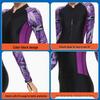 Dames Zonnebescherming Wetsuit met Lange Mouwen - Slank Makend Surf & Duik Eendelig Zwempak