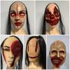 Realistic Latex Halloween Mask Horror Ghost Cosplay Props Rotten Face