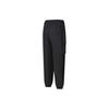 Fila Solid Color Drawstring Woven Knit Sports Pants Women Pants Deep-Black A11W417804F-BK