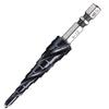 Triple Step Drill, Spiral Drill, Spiral, 0.25 Inch (6.35 Mm), Hexagonal Axis, Spiral,