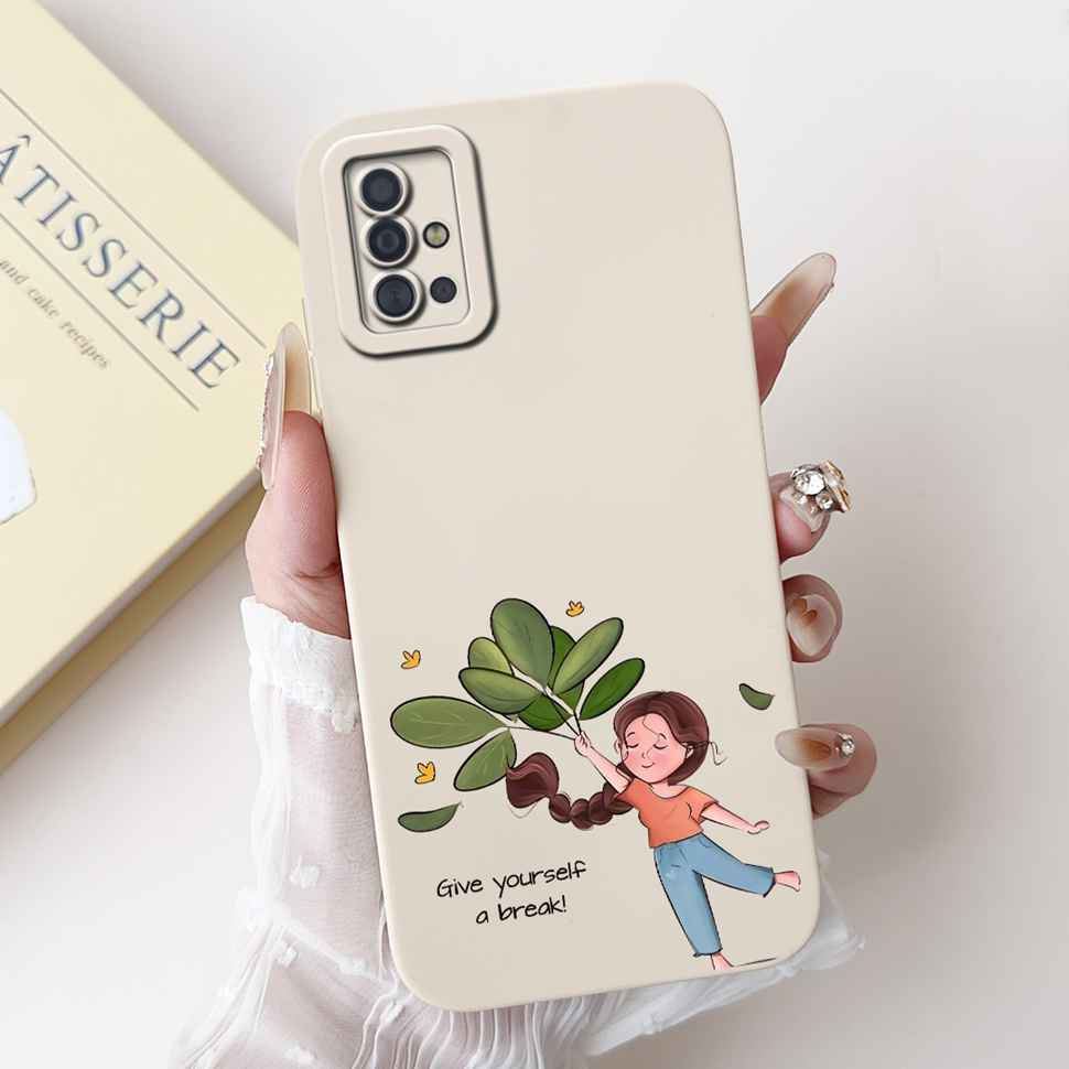 Für Samsung Galaxy A51 4G 6,5" Hülle SM-A515F Modisches Bemaltes Weiches Silikon TPU Cover Für Samsung A 51 SM-A515FN SM-A515X Bumper