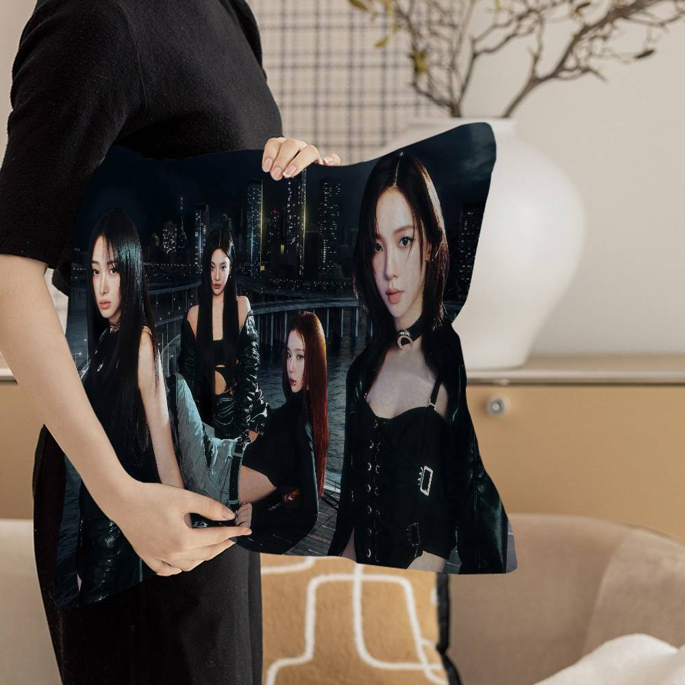 Korean Kpop Group AAespas Cushion Cover Pillowcase Upholstery Sofa Throw Pillow Home Decor Pillowcas