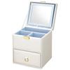 Makeup box pearl white set,