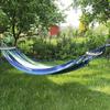 Garden Hammock Double 260 X 155 With Strong Crossbar - Color Green Stripes