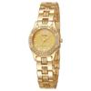 Fashionable Simple Diamond Set Dial Alloy Quartz Women's Watch Butterfly Bracelet Set of 5, Suitable for Thanksgiving and Christ
