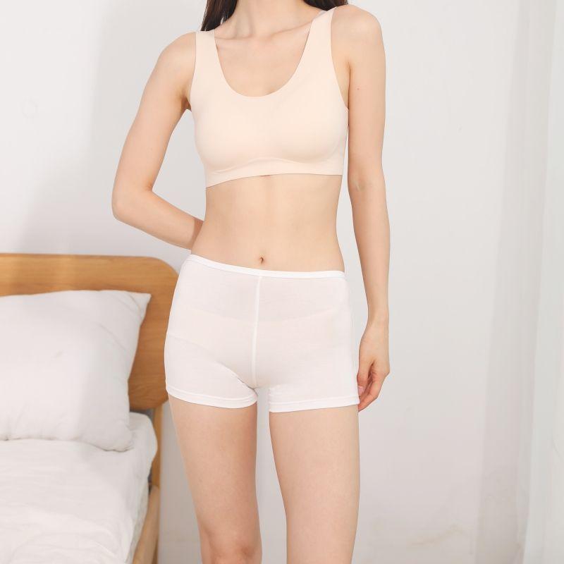 

Модальные защитные шорты Женские Летние Тонкие Модные Ленты Ледяной Шелк Бесшовные Леггинсы Дышащие Белые Шорты Защитные Шорты White L (Recommendation 40.00 kg-50.00 kg