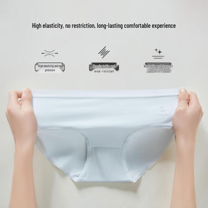 FENTENGCARE Women's 7A Antibacterial Cotton Crotch Panties (4-Pack)