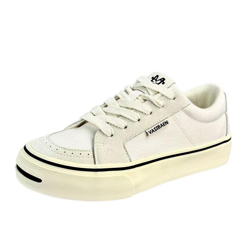 Summer new canvas shoes Korean version trendy versatile student street shots ins Hong Kong style smiles