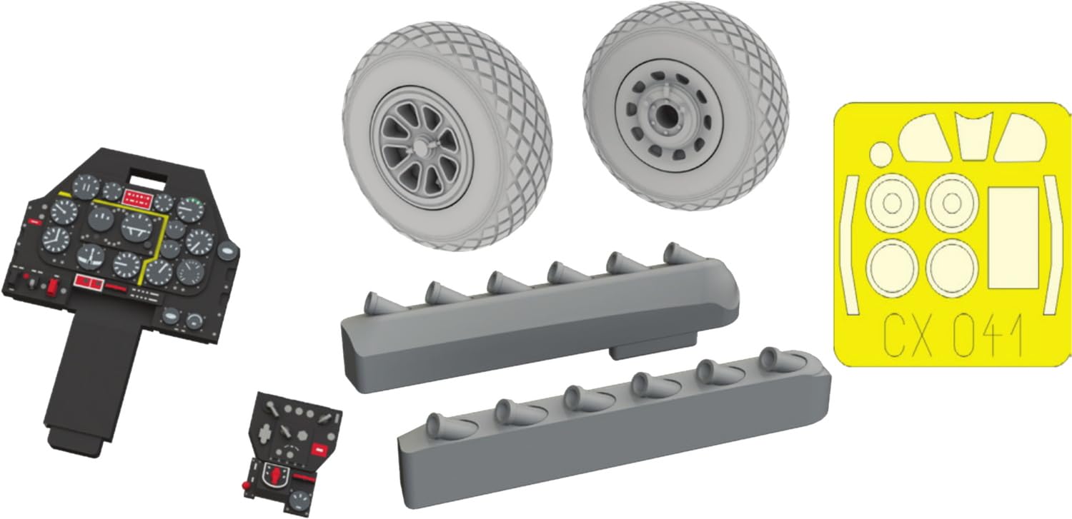 

Eduard 1/72 Scale LookPlus P-51D Fairing Exhaust Panel with Parts Set (for Tamiya) Plastic Model Kit Parts EDU674039 (Airplane)