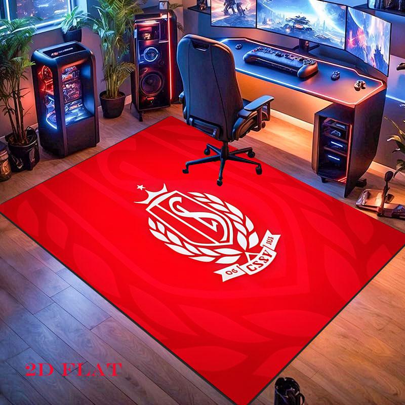 STD Liège Logo Carpet Rug for Living Room Bedroom Home Sofa Decoration,Kids Play Nonslip Floor Mat