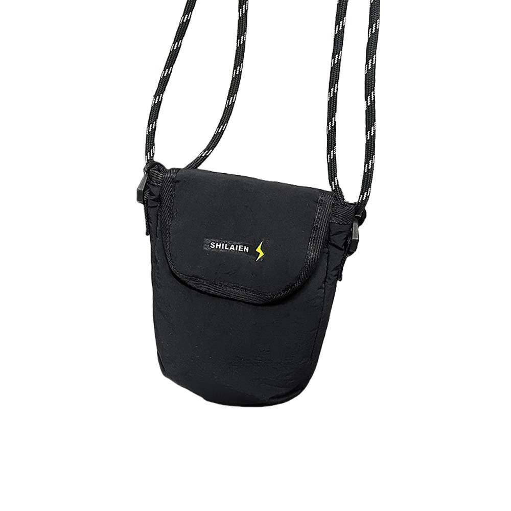 

Водонепроницаемая нейлоновая сумка-кроссбоди для мужчин, кошелек, монетница, подвеска, портативная спортивная сумка для телефона, для путешествий чёрный